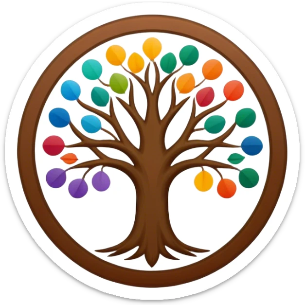 created a highly detailed but manly looking family genealogy logo and use the name Odlin with multiple colors. sticker