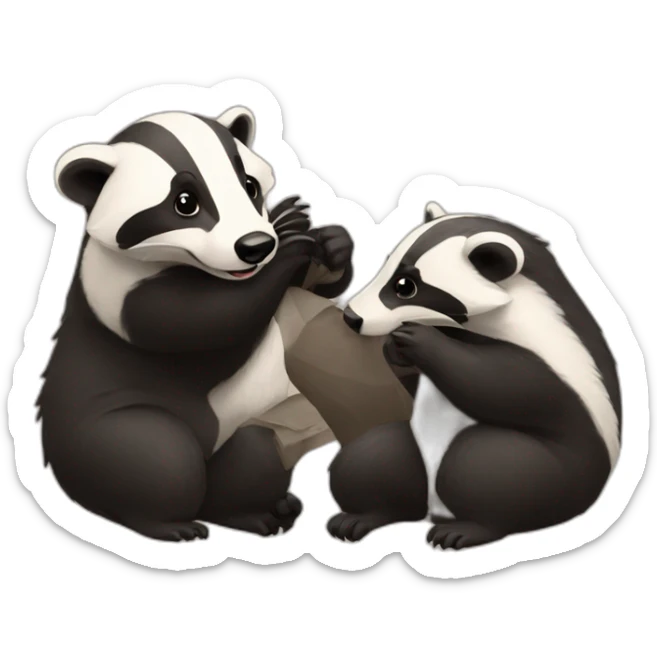 badger besties sticker