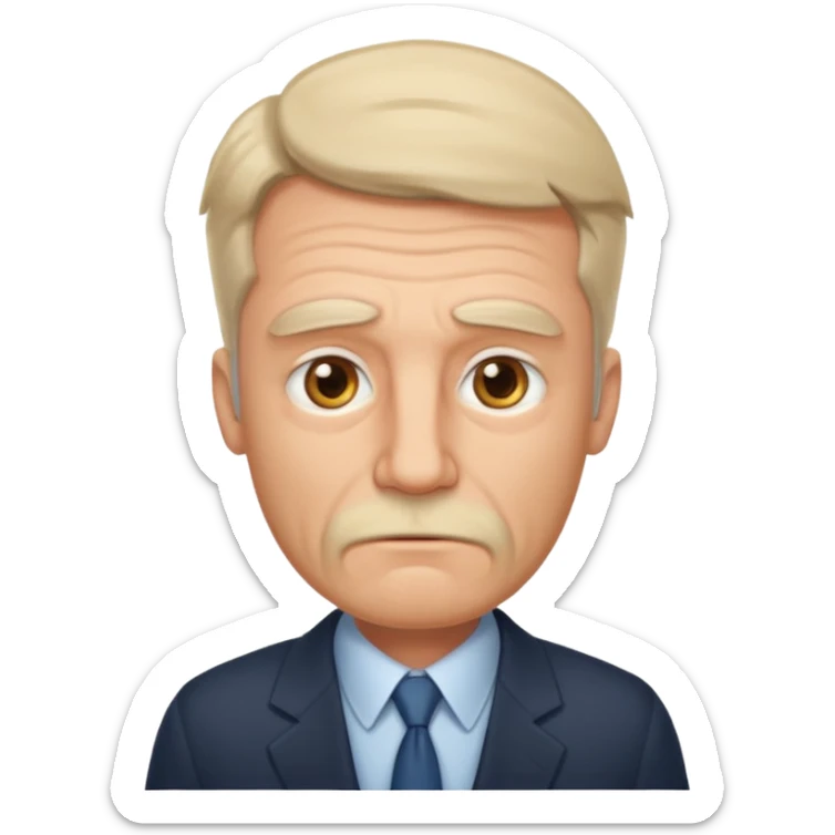 Tired caucasian male business man

marked baggy eyes, light beard sticker