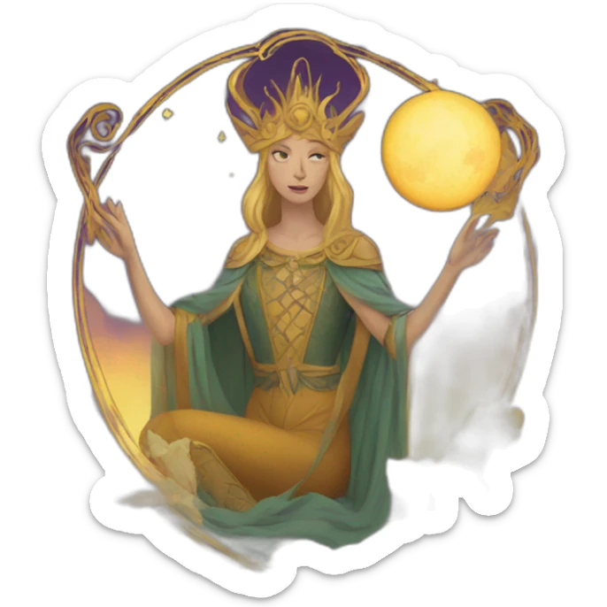 Tarot sticker
