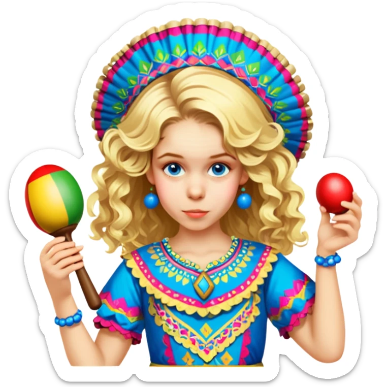 Maraca Player sticker