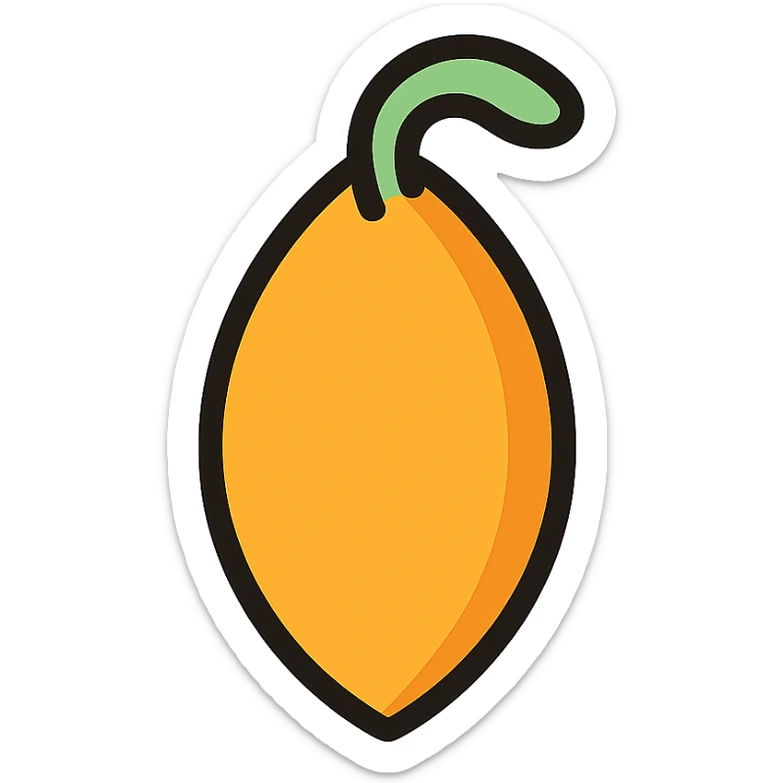 seed icon, color outline, modern icon style sticker