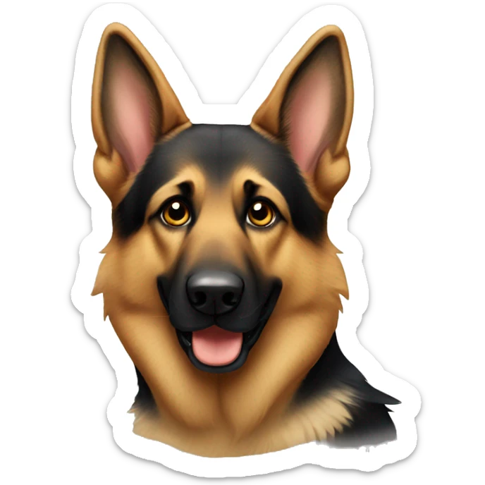 German shepherd  sticker