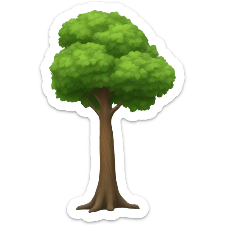 Tall tree sticker