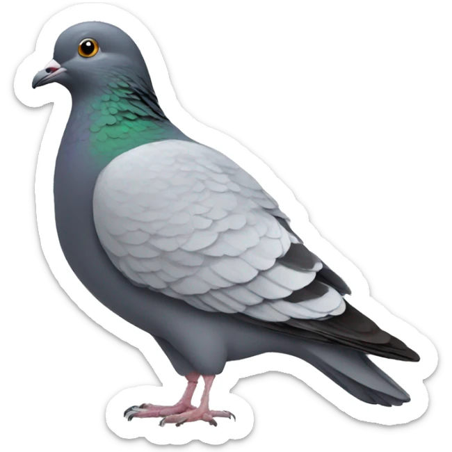 Pigeon sticker