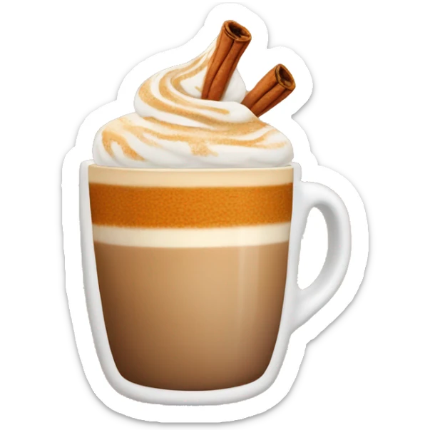 pumpkin spice latte  sticker