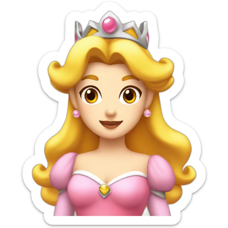 princess peach sticker