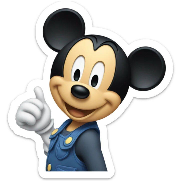mickey sticker
