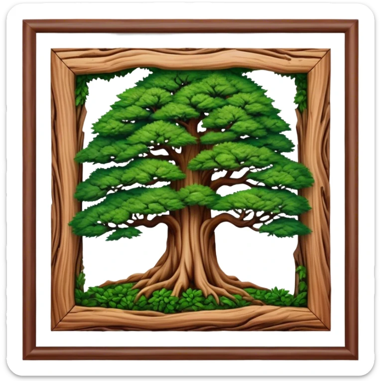 Cinematic Realistic depiction of a majestic Lebanese cedar tree, rendered with intricately detailed bark and lush, vibrant foliage, set against a softly lit, ethereal backdrop that emphasizes its national symbolism sticker