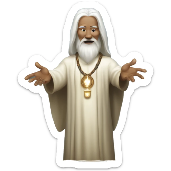 Gnostic Priest, Sage, Shaman of the light of Christ. Patronus charm sticker