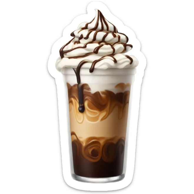 Iced coffe sticker