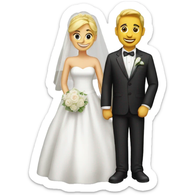wedding sticker
