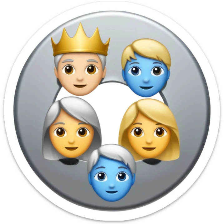 logo de grupo elite en par¡alabras, la palabra GRUPO color plateado y ELITE color dorado sticker