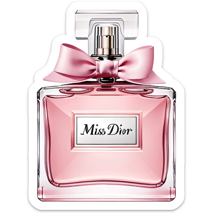 Miss dior perfume sticker