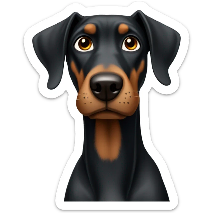 Dóberman sticker