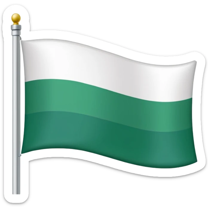 a flag emoji of the flag of Siberia sticker