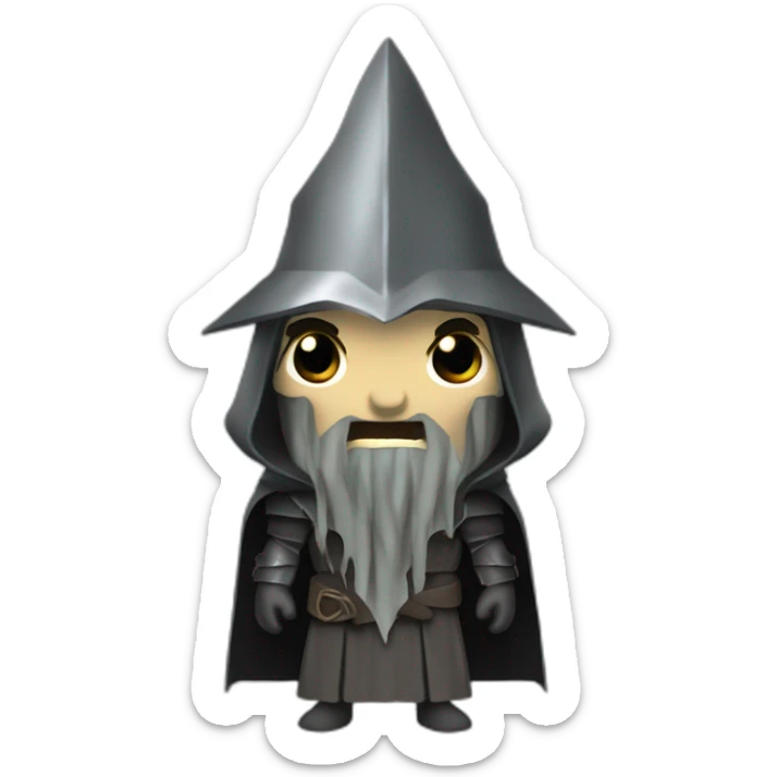 nazgul witch-king of angmar lord of the rings movie character sticker