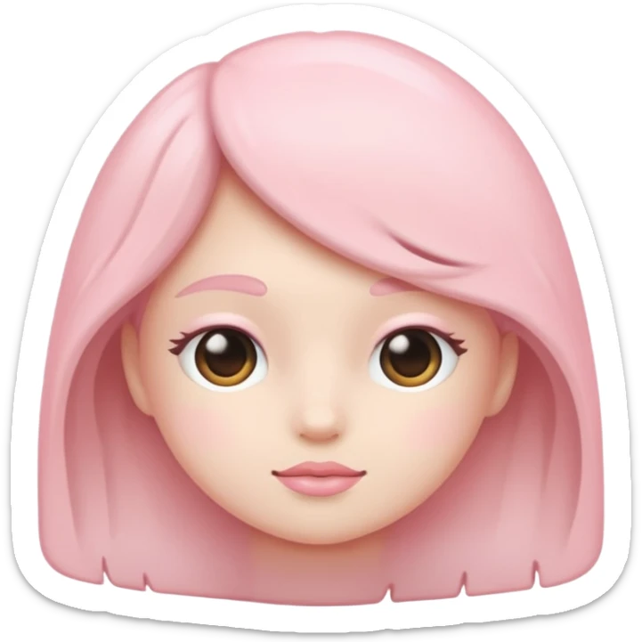 Soft pink sticker