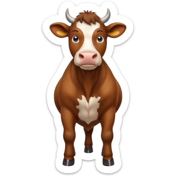 i want to emojie for my app i have page of breed gallery for cattle and buffalo so make emojie for this sticker