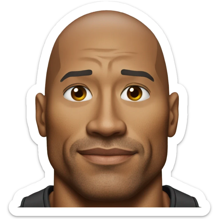 dwayne johnson sticker