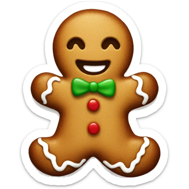 Gingerbread man  sticker