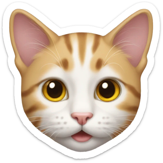 A cat sticker