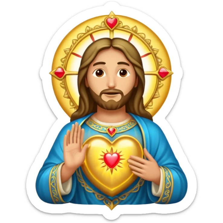 Sagrado corazón de jesus sticker