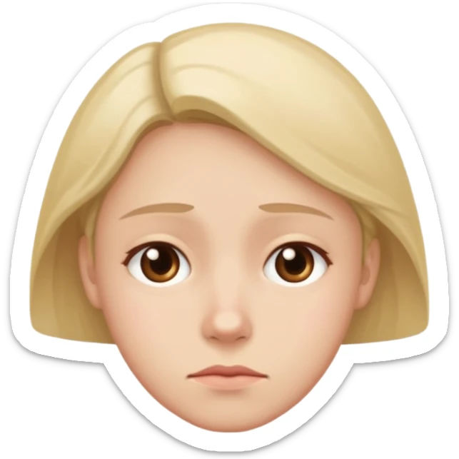 A person talking to the audience his age is 30 with deep feeling of sadness additionally lovely face sticker