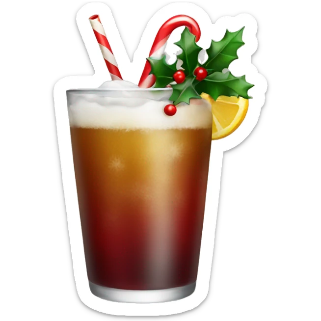 Christmas drink  sticker