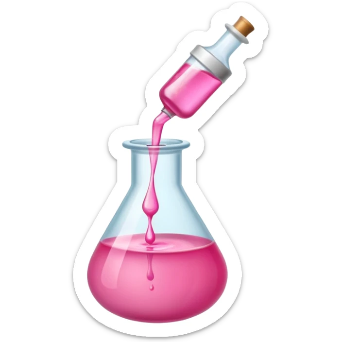 Injeção rosa sticker