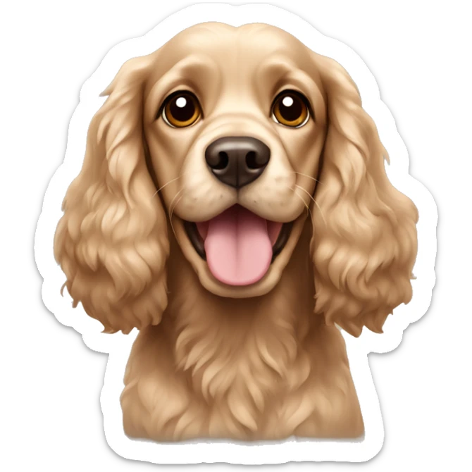 cocker spaniel sticker