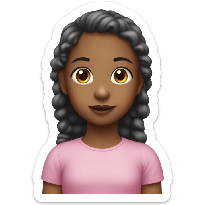 Sisters toddler girl and babygirl sticker