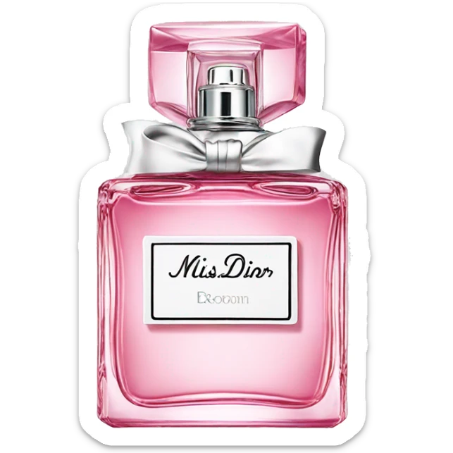 miss dior perfume sticker