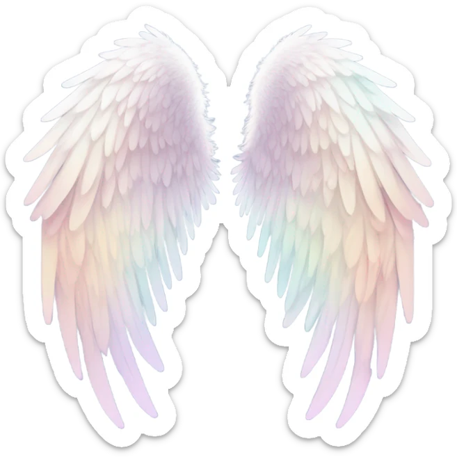 angel wings  sticker