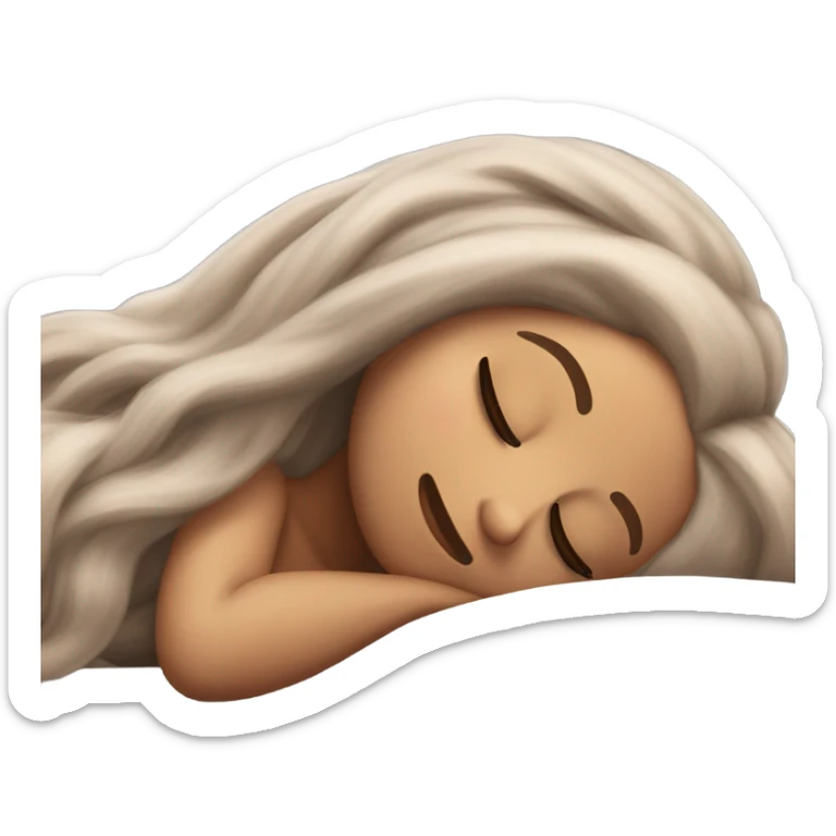 Ariana Grande sleeping sticker