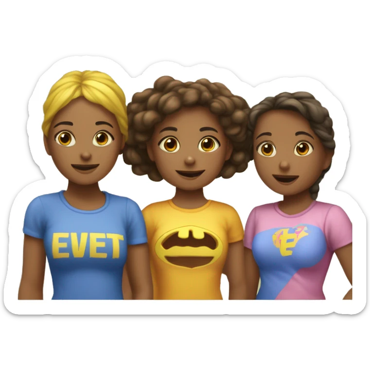 Les supers nanas sont trois petites filles dotées de super-pouvoirs dont la mission est de sauver le monde.
 sticker