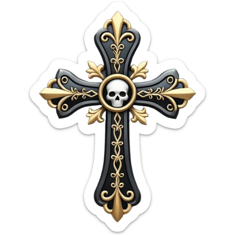 goth Cross sticker