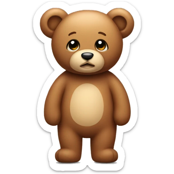 Teddy bear sticker