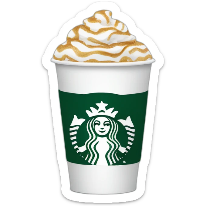 starbucks cup sticker