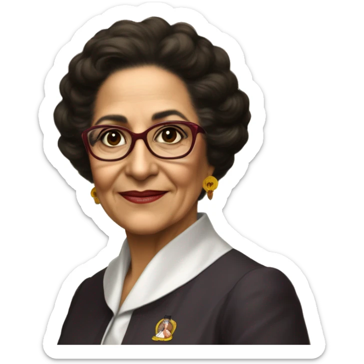 Julia Constancia de Burgos García was a Puerto Rican poet. As an advocate of Puerto Rican independence, she served as Secretary General of the Daughters of Freedom, the women's branch of the Puerto Rican Nationalist Party. burgundy  sticker