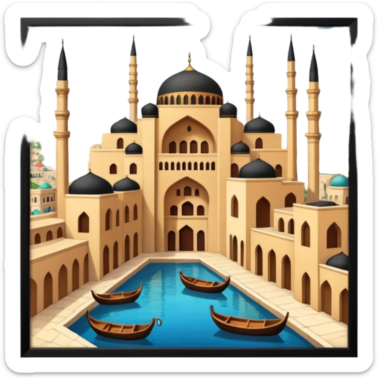 The Ottoman Empire in the year 1453The year of the Ottoman Empire 1453  sticker