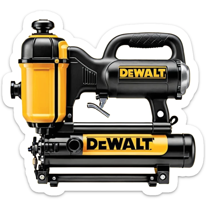 DEWALT 6 Gal. 18-Gauge Brad Nailer and Heavy-Duty Pancake Electric Air Compressor Combo Kit emoji style  sticker