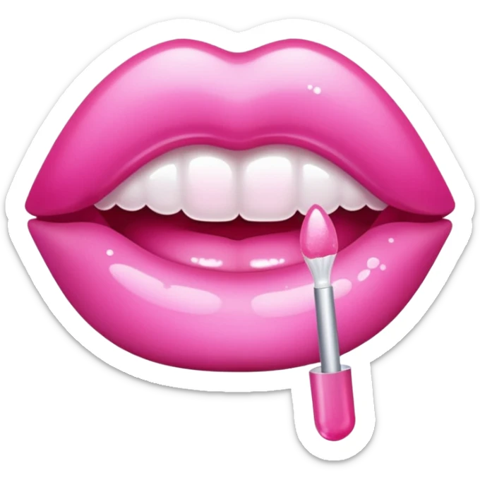 LIP  GLOSS sticker