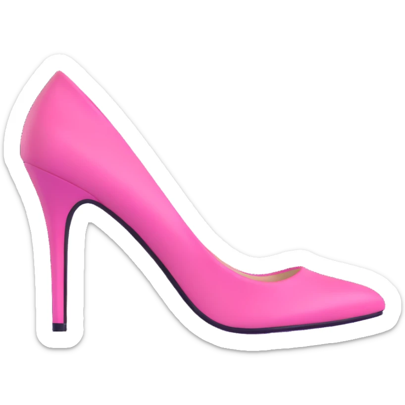 pink high heels sticker