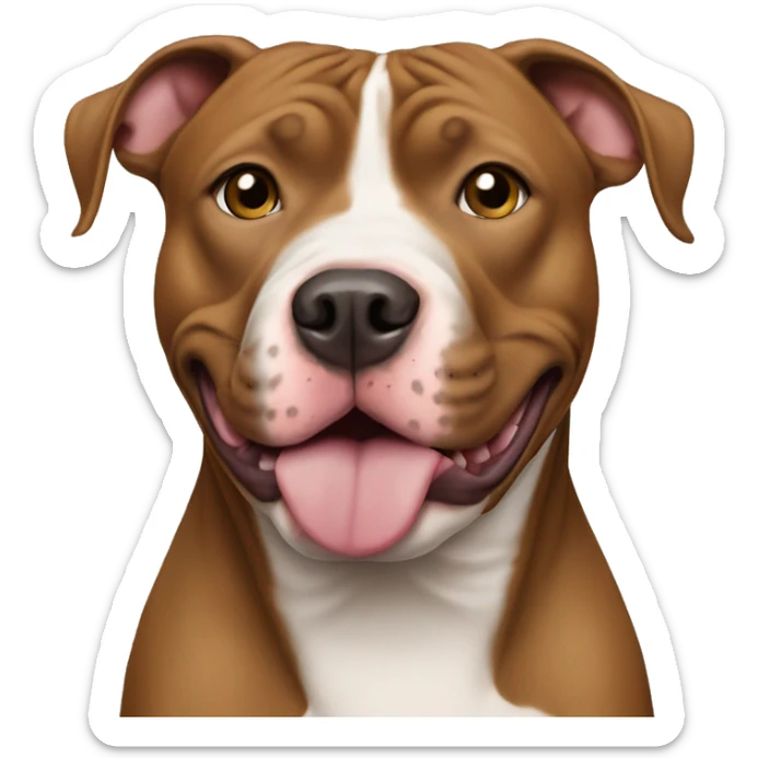 Pit bull sticker