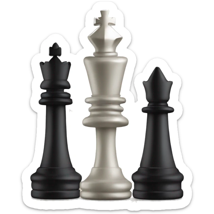 Twilight Inspired Emoji : Chess Pieces (King and Queen) – Inspired by the cover of Breaking Dawn, a king or queen chess piece could represent the theme of choices and the struggle for power. sticker