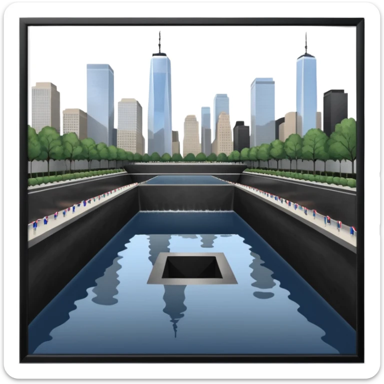 haz un emoji del museo de new york del 11/9 mas realista y mejor sticker