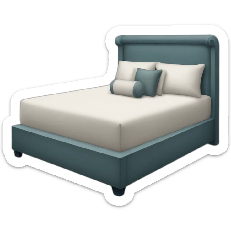 modern king size bed sticker
