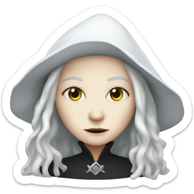 White witch sticker