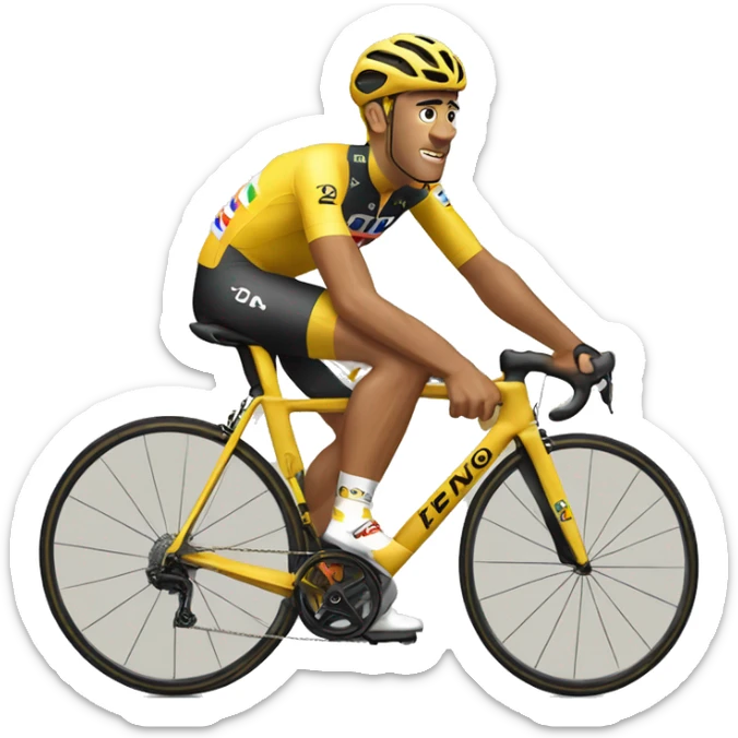 king of the mountain Tour de France  sticker